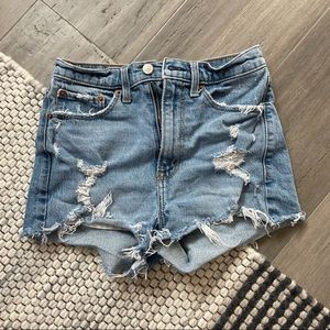 Abercrombie High Rise Mom Shorts